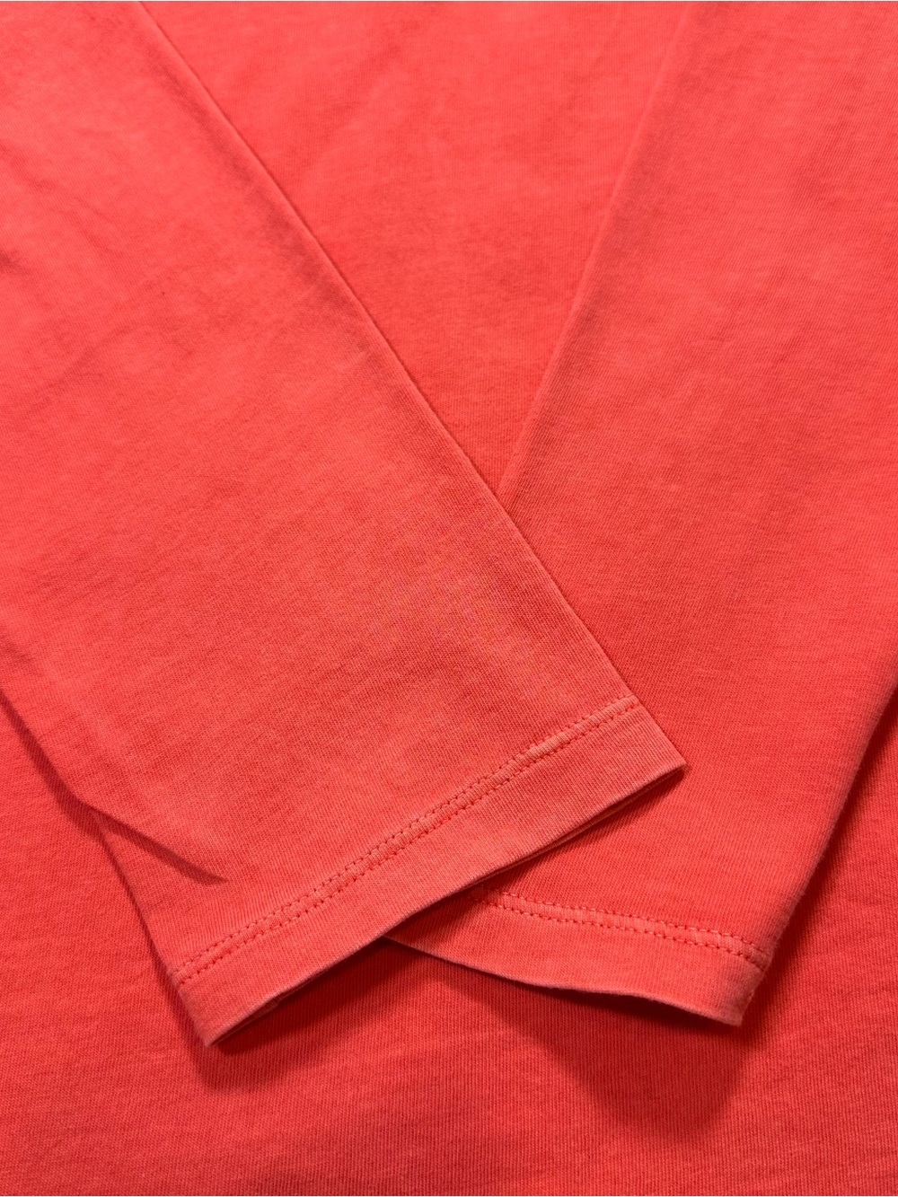 Mossimo Women’s XXL Thermal Henley Top Coral 100% Cotton - Picture 11 of 13